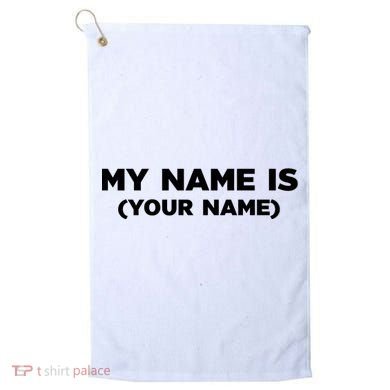 My Name Is Funny Custom Golf Towel