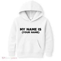 My Name Is Funny Custom Kids Hoodie thumb 0