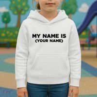 My Name Is Funny Custom Kids Hoodie thumb 3