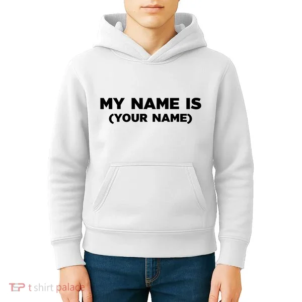 My Name Is Funny Custom Kids Hoodie