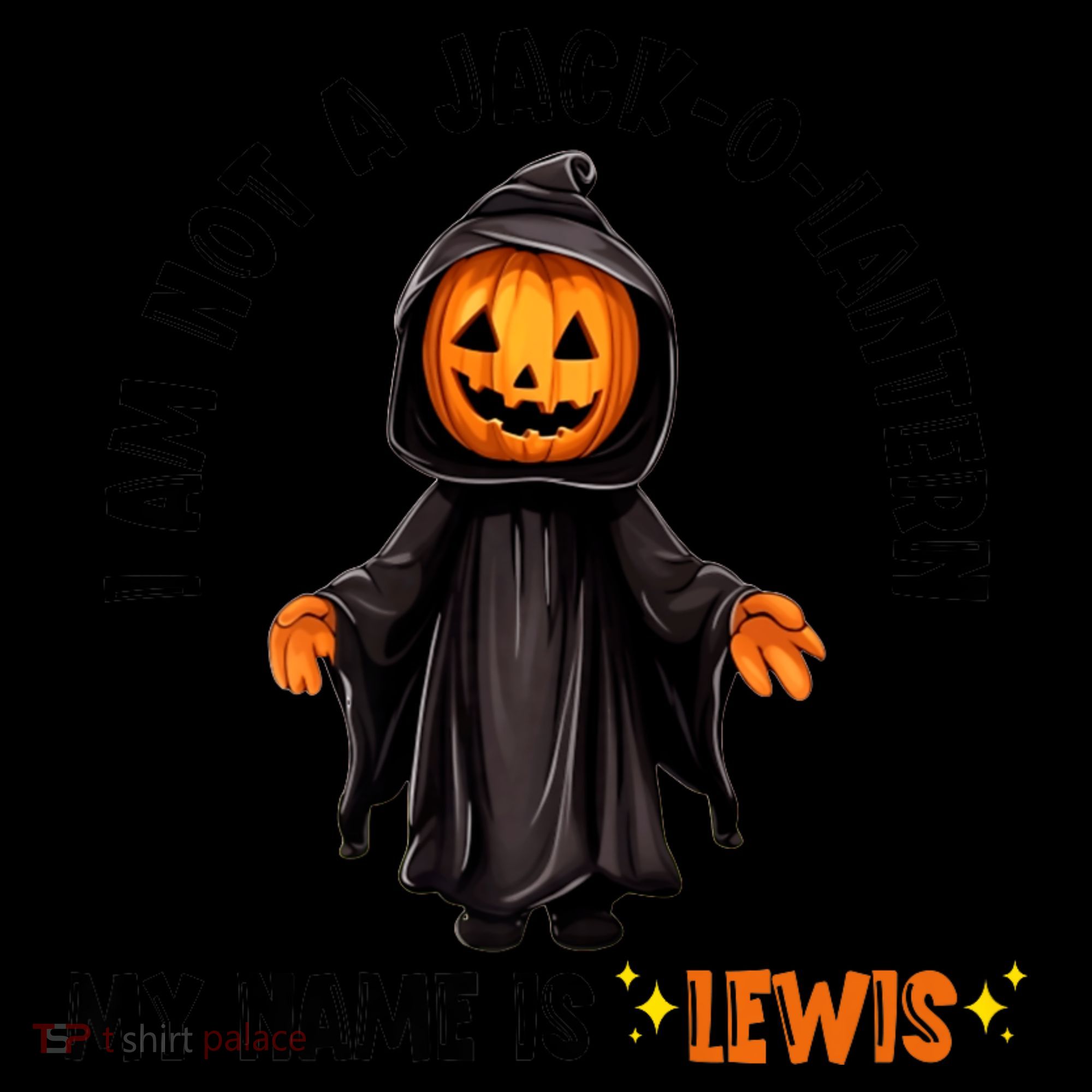 My Name Is Lewis Jack O Lantern Pumpkin Man Funny Lewis Coffee Mug