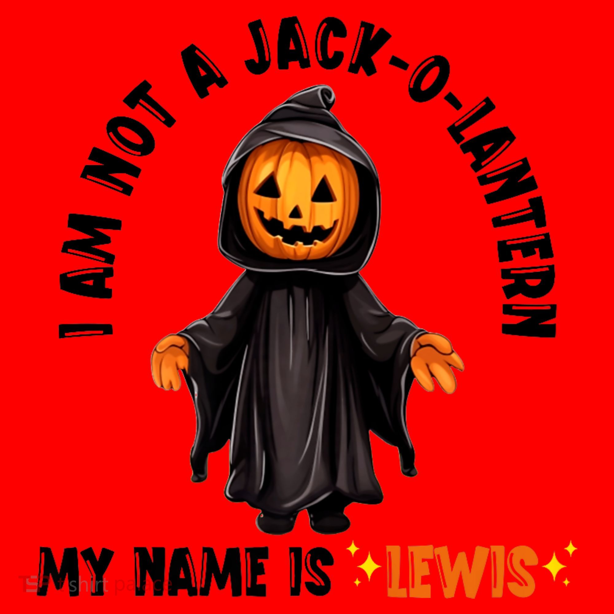 My Name Is Lewis Jack O Lantern Pumpkin Man Funny Lewis Santa Hat