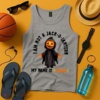 My Name Is Lewis Jack O Lantern Pumpkin Man Funny Lewis Tank Top thumb 4