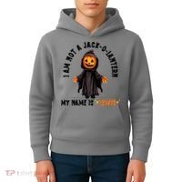 My Name Is Lewis Jack O Lantern Pumpkin Man Funny Lewis Kids Hoodie thumb 4