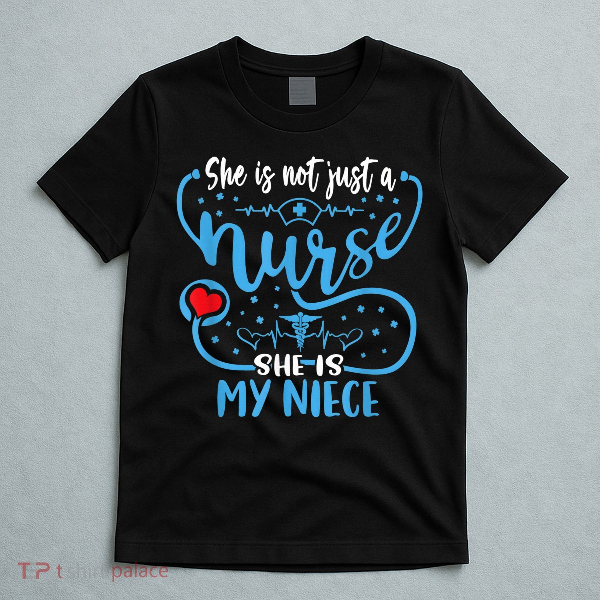 My Niece Is A Nurse Proud Nurse's Aunt Uncle RN LPN Family T-Shirt