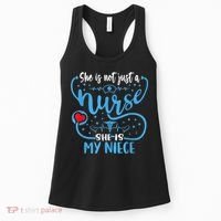 My Niece Is A Nurse Proud Nurse's Aunt Uncle RN LPN Family Women's Tank Top thumb 0