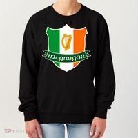 Mcgregor Name Irish Gift Irish Flag Harp Crest Women's Sweatshirt thumb 0