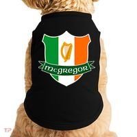 Mcgregor Name Irish Gift Irish Flag Harp Crest Doggie Tank thumb 0