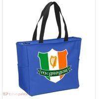 Mcgregor Name Irish Gift Irish Flag Harp Crest Tote Bag thumb 2