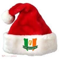 Mcgregor Name Irish Gift Irish Flag Harp Crest Santa Hat thumb 0