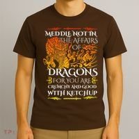 Meddle Not In The Affairs Of Dragons T-Shirt thumb 3