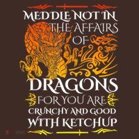 Meddle Not In The Affairs Of Dragons Beanie thumb 2