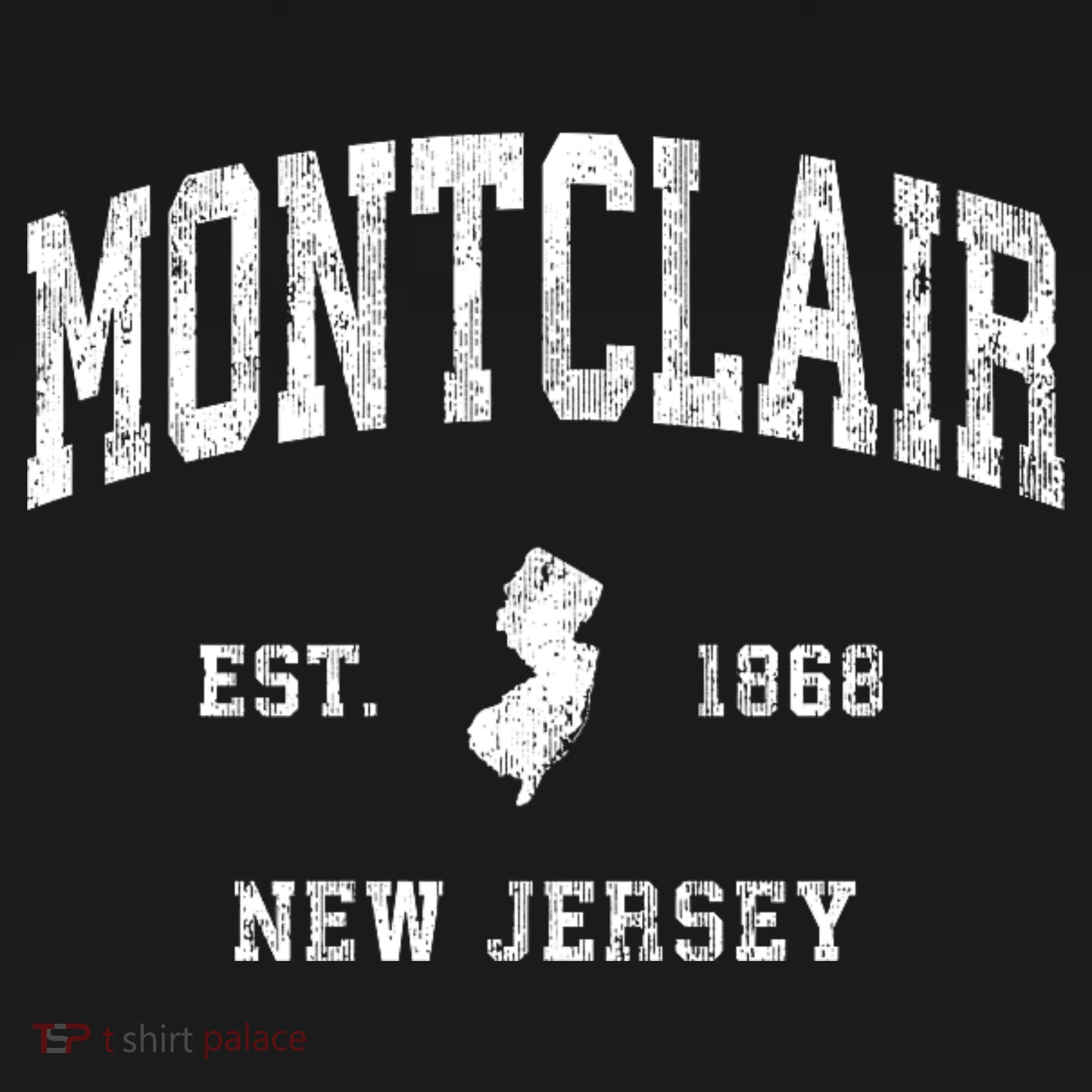 Montclair New Jersey Nj Vintage Athletic T-Shirt