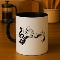 Music Notes Keyboard Pianist Classical Musician Piano Coffee Mug thumb 4