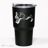 Music Notes Keyboard Pianist Classical Musician Piano Tumbler thumb 0