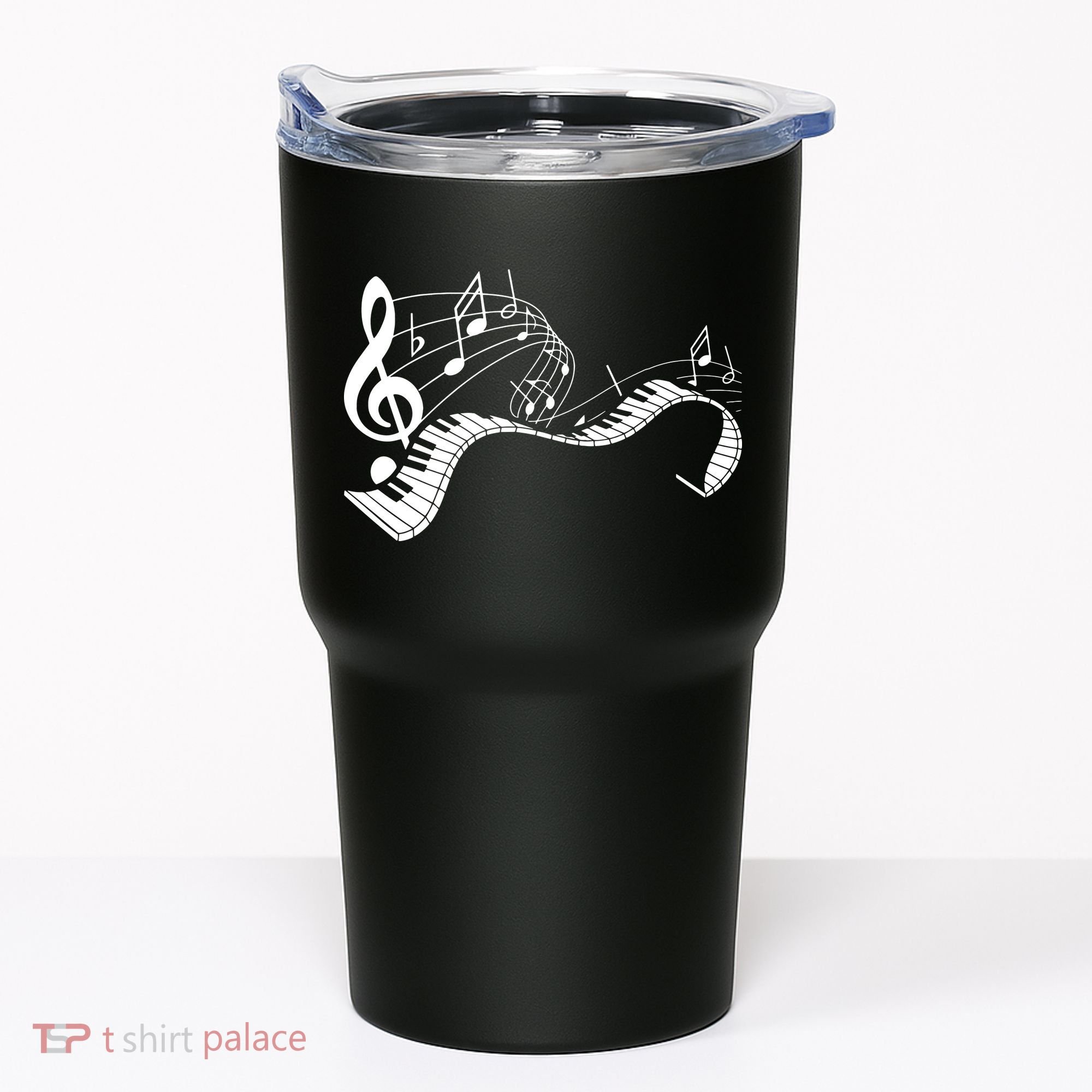 Music Notes Keyboard Pianist Classical Musician Piano Tumbler