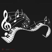 Music Notes Keyboard Pianist Classical Musician Piano Women's Tank Top thumb 5