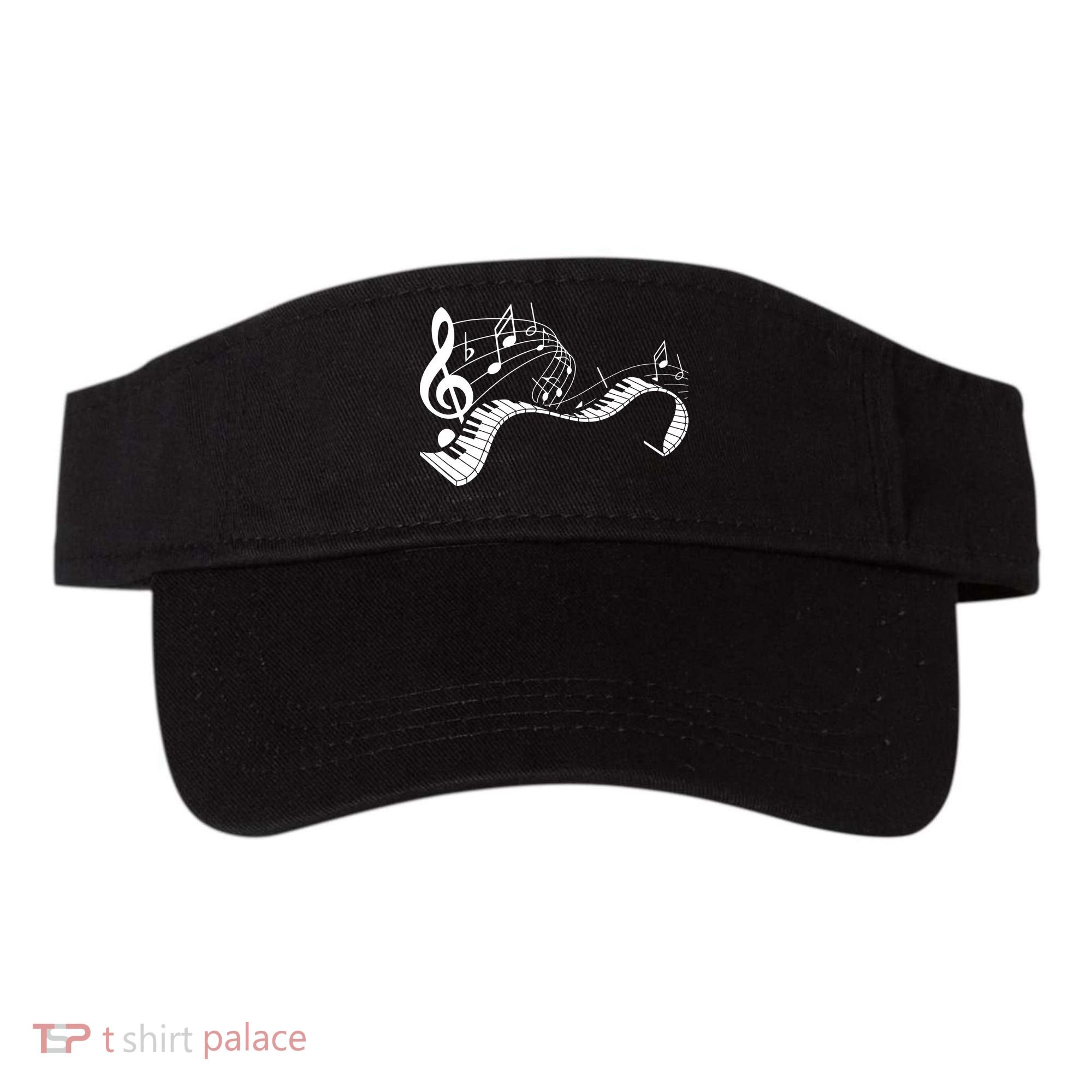 Music Notes Keyboard Pianist Classical Musician Piano Visor