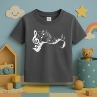 Music Notes Keyboard Pianist Classical Musician Piano Toddler T-Shirt thumb 3