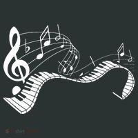 Music Notes Keyboard Pianist Classical Musician Piano Kids Hoodie thumb 5