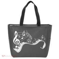 Music Notes Keyboard Pianist Classical Musician Piano Tote Bag thumb 0