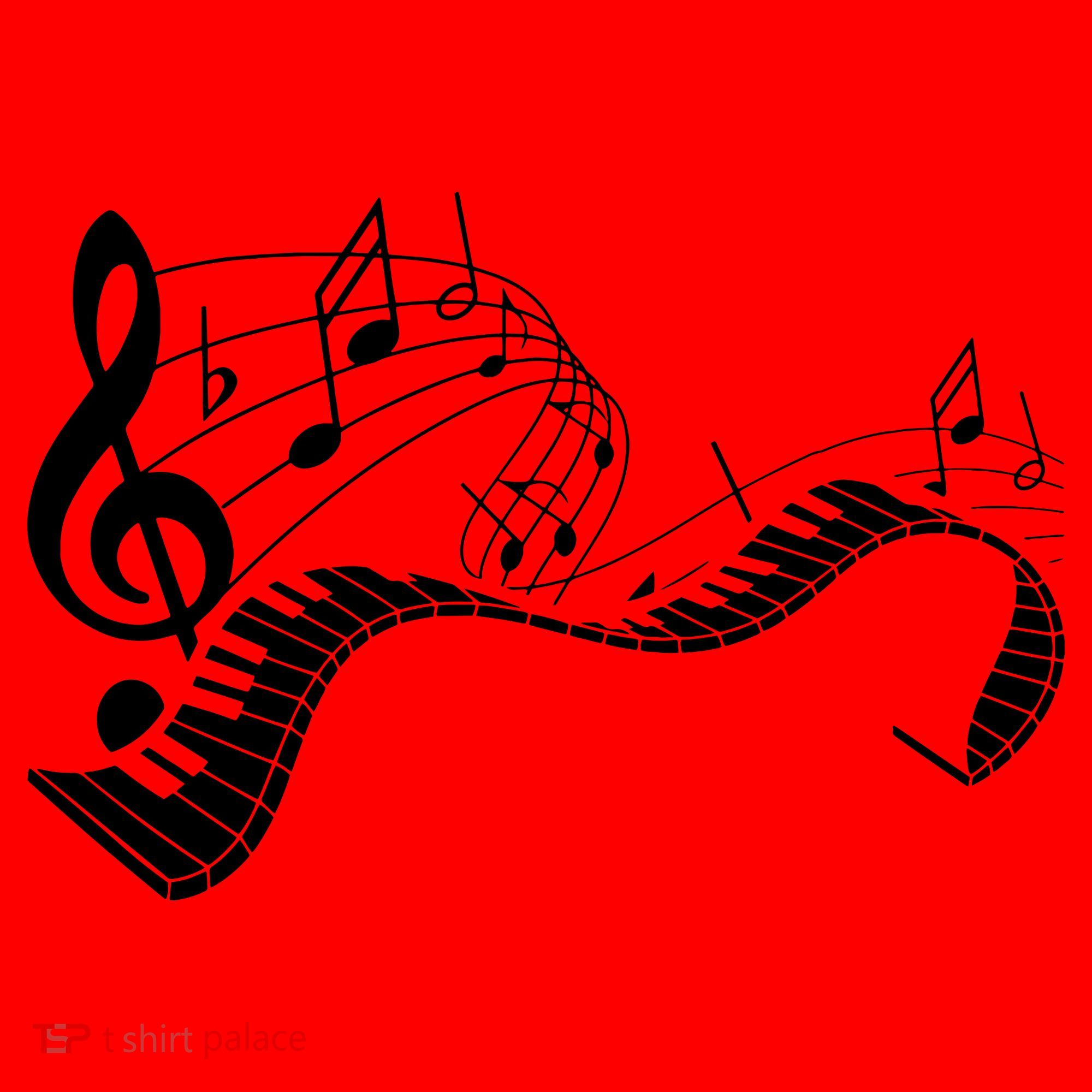 Music Notes Keyboard Pianist Classical Musician Piano Santa Hat