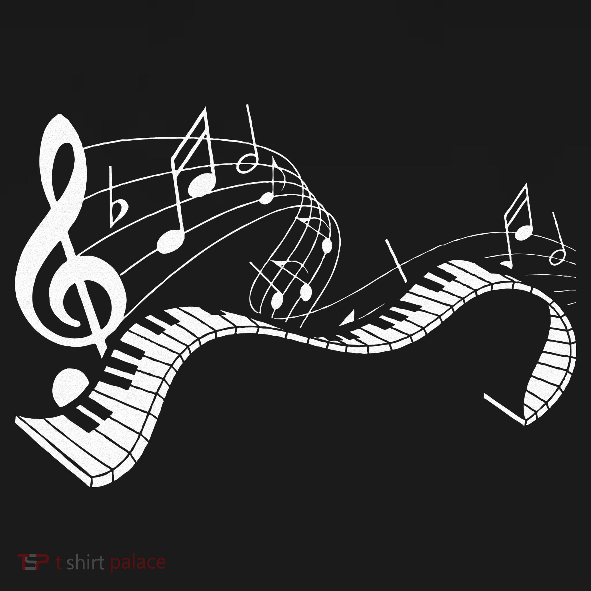 Music Notes Keyboard Pianist Classical Musician Piano Hoodie