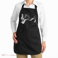 Music Notes Keyboard Pianist Classical Musician Piano Apron thumb 2