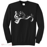 Music Notes Keyboard Pianist Classical Musician Piano Sweatshirt thumb 0