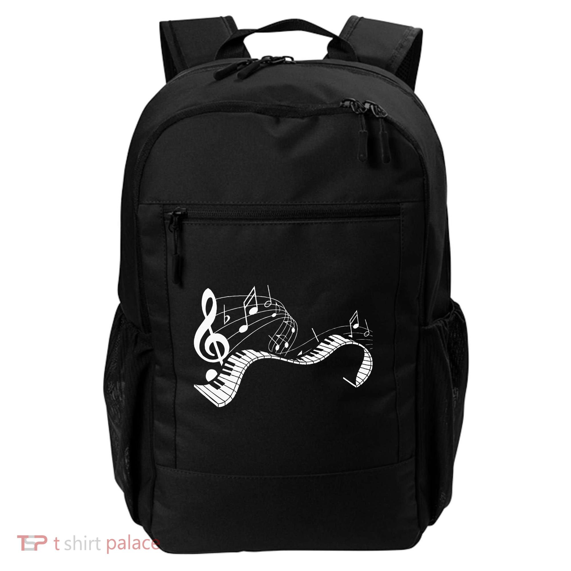 Music Notes Keyboard Pianist Classical Musician Piano Backpack