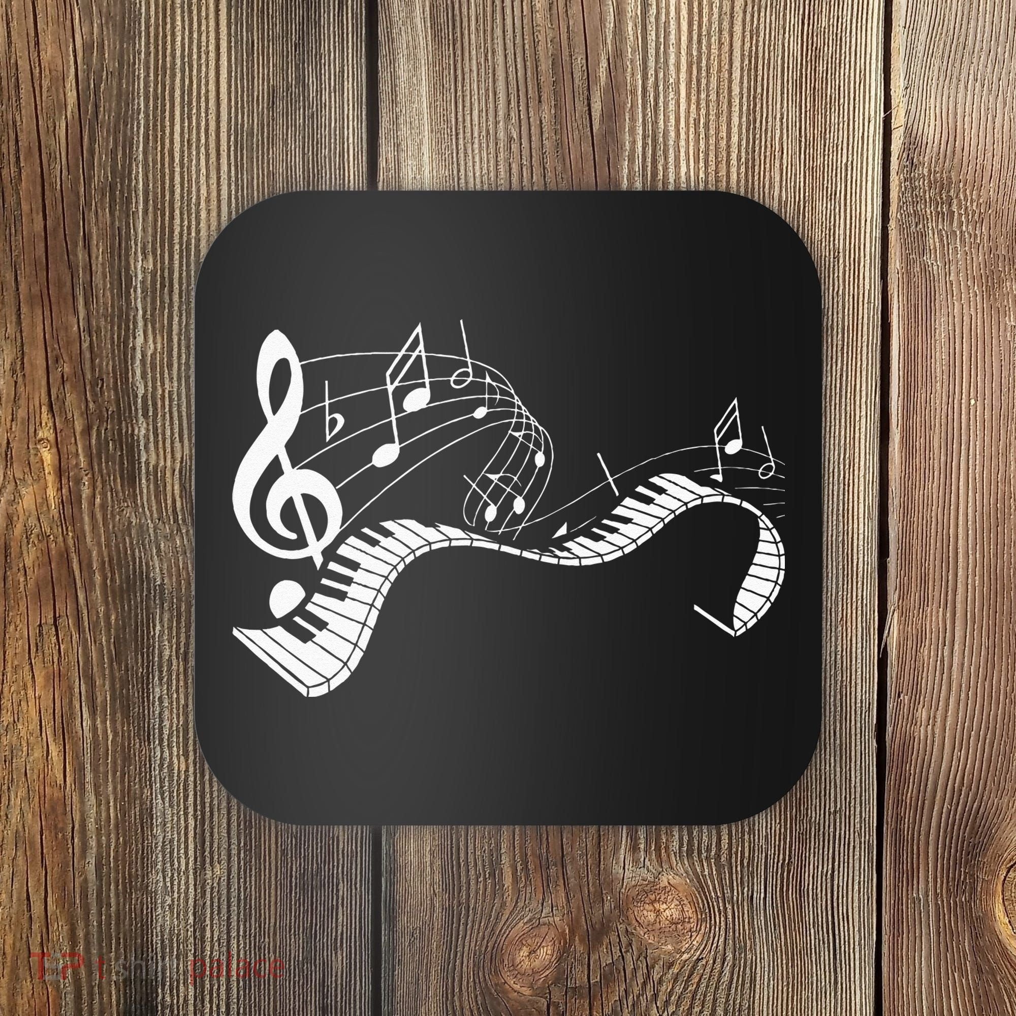 Music Notes Keyboard Pianist Classical Musician Piano Coaster