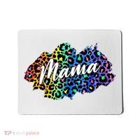 Mama Neon Leopard Print Cute Gift Mousepad thumb 0