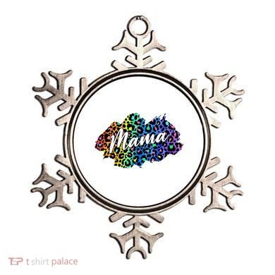Mama Neon Leopard Print Cute Gift Ornament