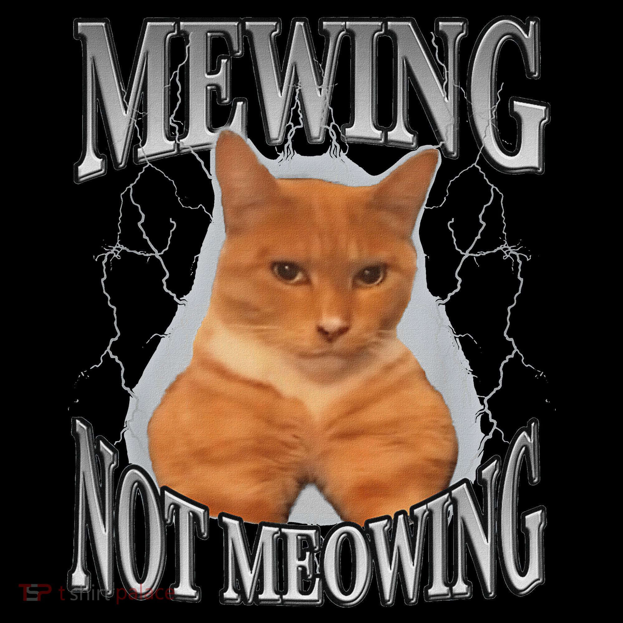 Mewing Not Meowing Doggie Tank