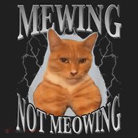 Mewing Not Meowing Beanie thumb 2