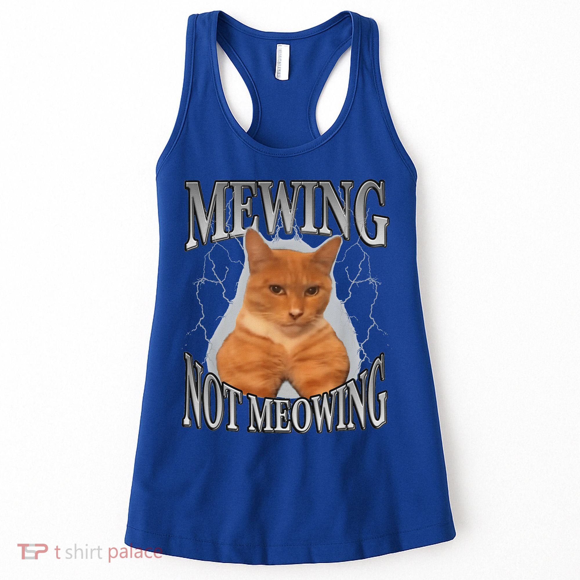 Mewing Not Meowing Women's Tank Top