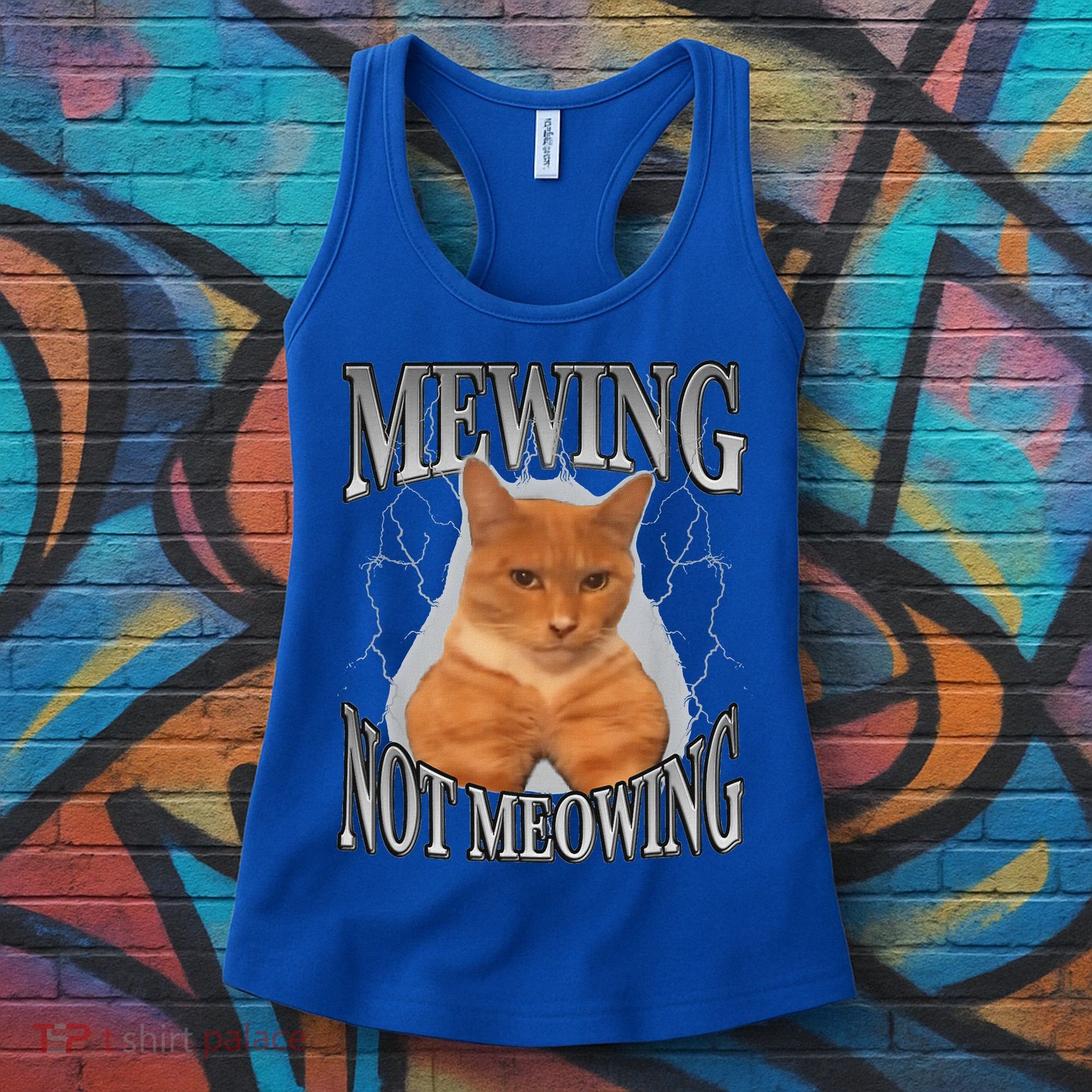 Mewing Not Meowing Women's Tank Top