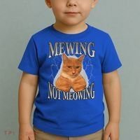 Mewing Not Meowing Toddler T-Shirt thumb 2