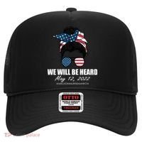 Million Nurse March We Will Be Heard Messy Bun USA Hat thumb 0