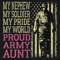 My Nephew My Soldier Hero Proud Army Aunt Military Auntie Women's Tank Top thumb 5