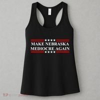 Make Nebraska Mediocre Again Women's Tank Top thumb 3
