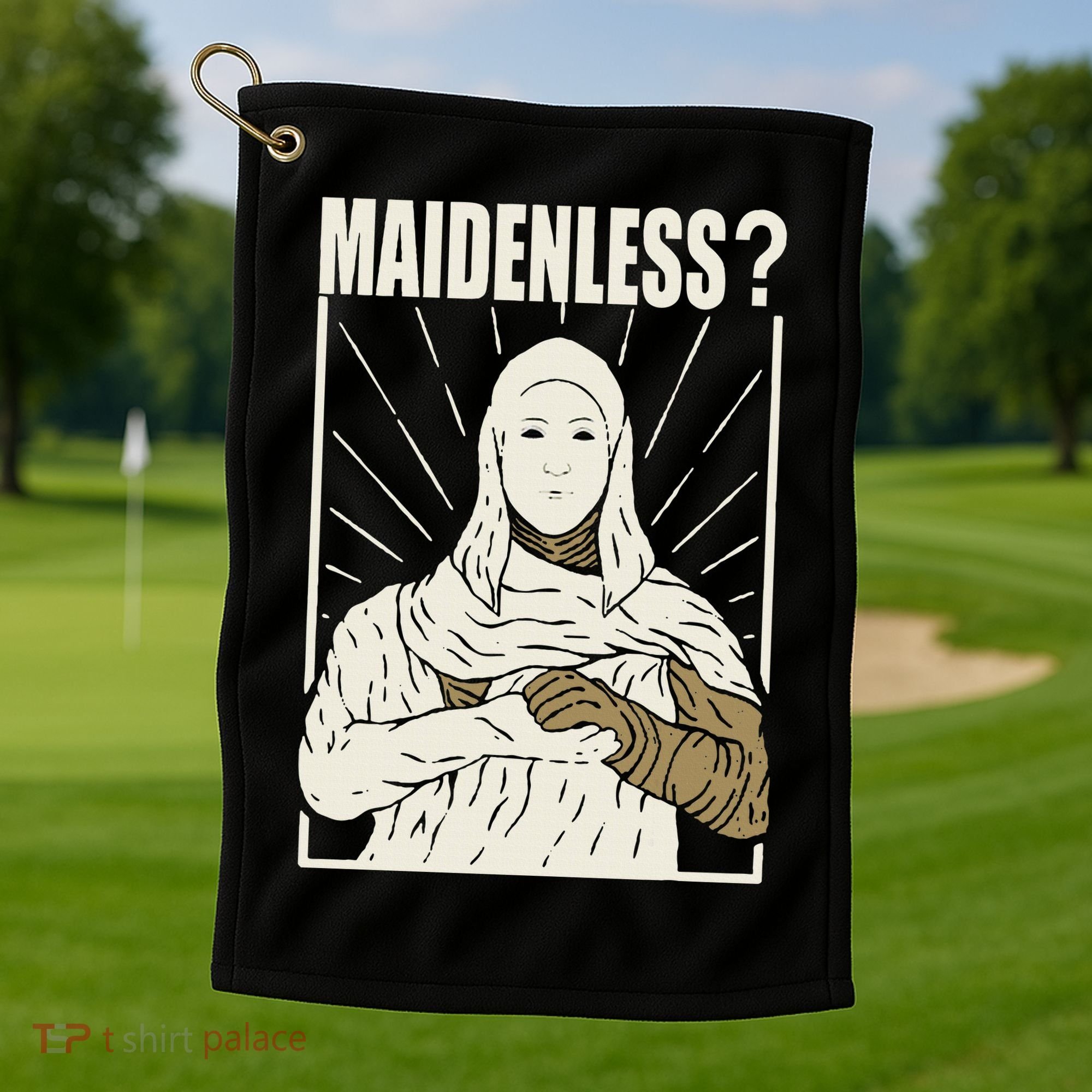 Maidenless No Maidens Golf Towel