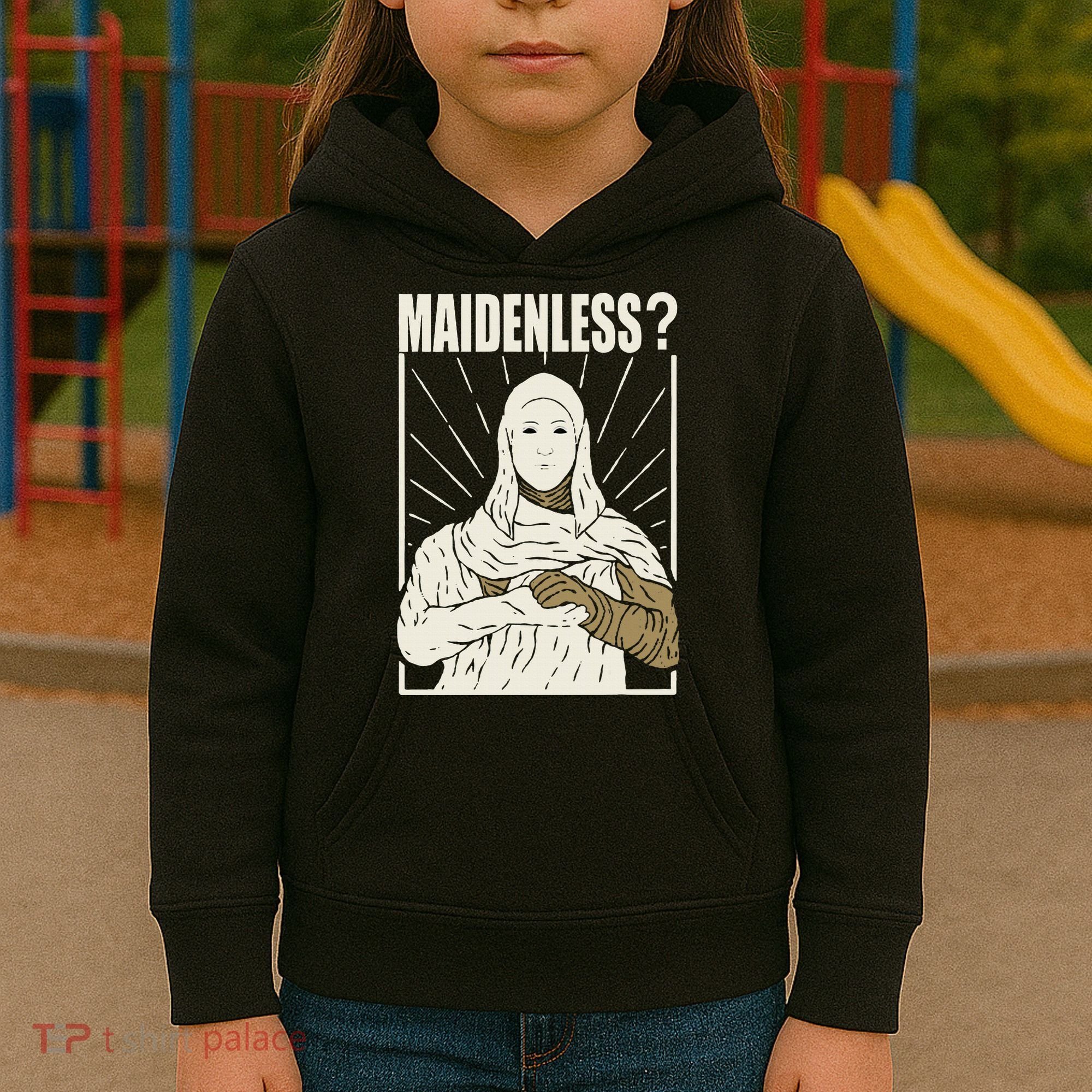 Maidenless No Maidens Kids Hoodie