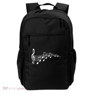 Musical Notes Music Dad Text In Treble Clef Backpack