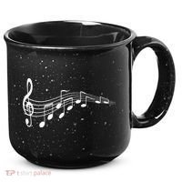Musical Notes Music Dad Text In Treble Clef 15oz Campfire Ceramic Mug thumb 0