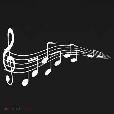 Musical Notes Music Dad Text In Treble Clef Polo