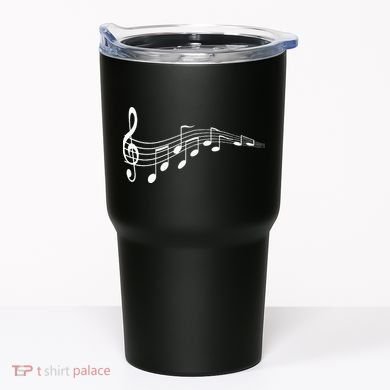 Musical Notes Music Dad Text In Treble Clef Tumbler