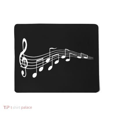Musical Notes Music Dad Text In Treble Clef Mousepad