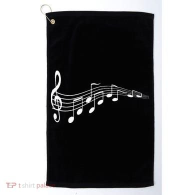 Musical Notes Music Dad Text In Treble Clef Golf Towel