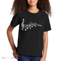 Musical Notes Music Dad Text In Treble Clef Kids T-Shirt thumb 2